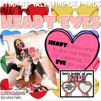 Preview of All the HEART Eyes!! {EDITABLE Valentines Gift Tag!!}