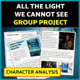 All the Light We Cannot See Anthony Doerr Group Project Ch