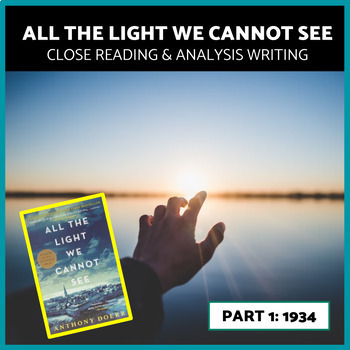 Preview of All the Light We Cannot See Anthony Doerr Reading Questions Figurative Language