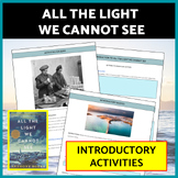 All the Light We Cannot See Anticipatory Activities Intro 