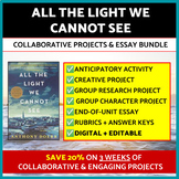 All the Light We Cannot Bundle of Projects, Essay, Novel S