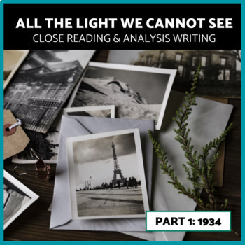 Preview of All the Light We Cannot See Reading Questions 70-74 Anthony Doerr Novel Study