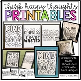 All the {Think Happy Thoughts} Printables