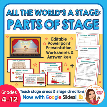 Preview of All the World's a Stage: Parts of Stage & Stage Directions