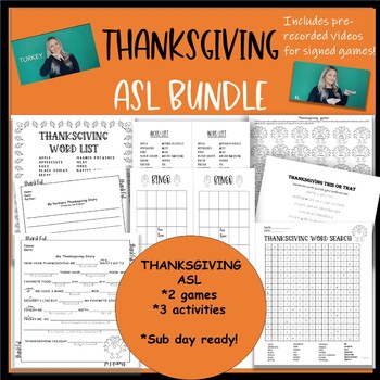 Preview of All things Thanksgiving BUNDLE