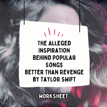 Preview of Alleged Inspiration Behind Popular Songs Better Than Revenge by Taylor Swift