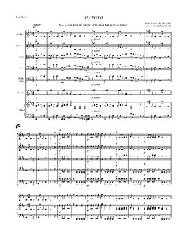 Preview of Allegro from Vivaldi's Autumn - Sheet Music String Orchestra