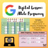 Allele Frequency Digital Lesson | Google Slides