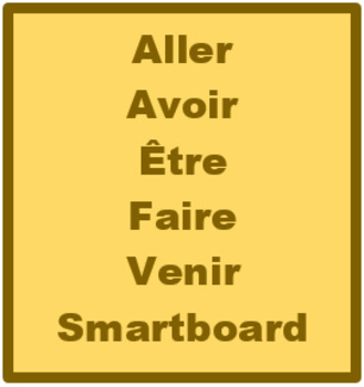 Preview of Aller Avoir Être Faire Venir Blockbuster for Smartboard