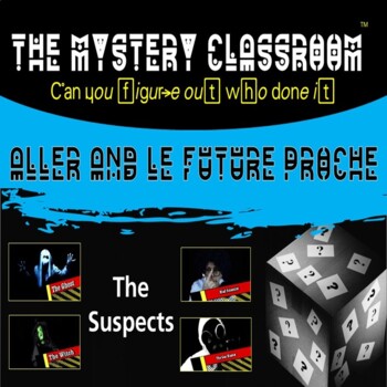 Preview of Aller & Le Futur Proche | Mystery Classroom (Distance Learning)
