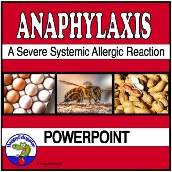 Preview of Allergies PowerPoint - Anaphylaxis Severe Allergic Reaction