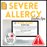 Allergy : Teacher Tips