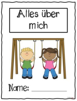 Preview of Alles ueber mich - All about me - in German!