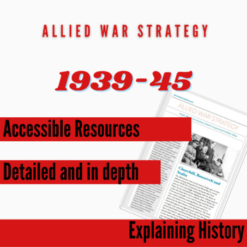 Preview of Second World War Alliances Worksheet