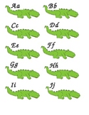 Alligator Alphabet Letter Cards