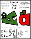Alligator, Apple - Letter A Alphabet Craft, Hat - Beginnin