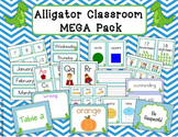 Alligator Theme Classroom Decor (editable)