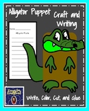 Alligator Craft Activity Writing Puppet - Zoo Animal Resea