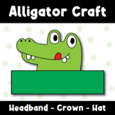 Alligator Craft | Hat Craft | Crown Craft | Zoo Animal Activities