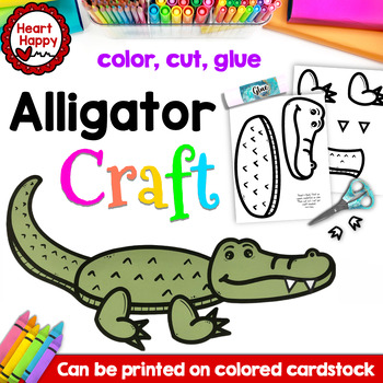 Alligator Craft | Louisiana Florida Mississippi State Symbols | TpT