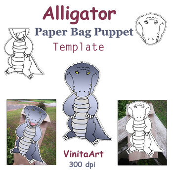 walrus paper bag puppet