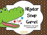 Alligator Snap Game! (identifying letters, letter sounds, 