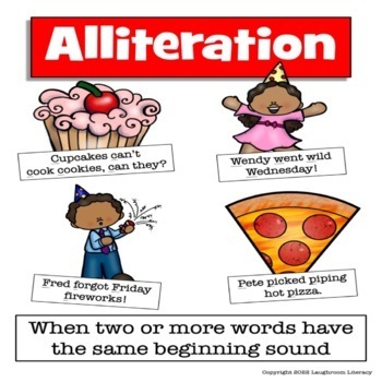 alliteration anchor chart