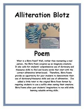 creature alliteration poem examples