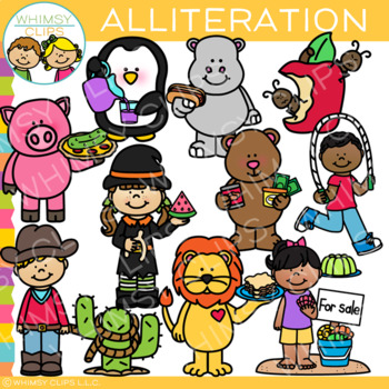 Preview of Alliteration Clip Art - Figurative Language Clip Art