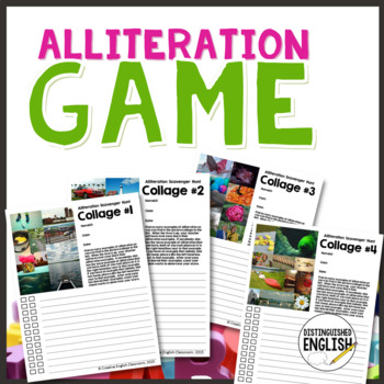 Preview of Alliteration Game for Middle School