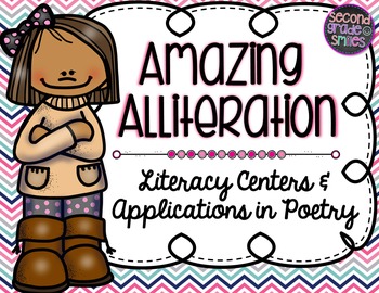 Preview of Alliteration (Figurative Language Literacy Centers & Poetry)