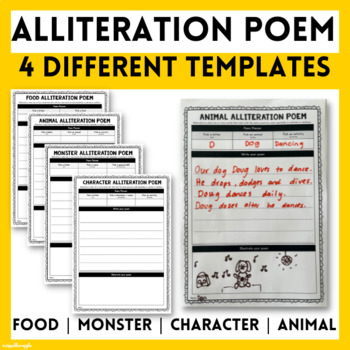 Alliteration Poems Teaching Resources | TPT