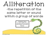 Alliteration Poster and Booklet