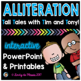 Alliteration PowerPoint and Worksheets Figurative Language