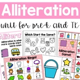 Alliteration Unit Phonological Awareness for Preschool Pre