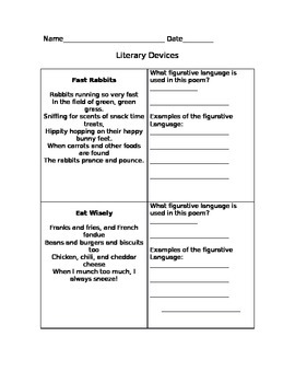 Preview of Alliteration Worksheet