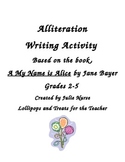 Alliteration Writing Activity/Class Book for Grades 2-5