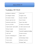 Allons-y en ville, Places and Directions in French