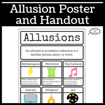 Preview of Allusion Poster and Handout