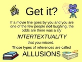 Allusions Instruction, Examples, and worksheet