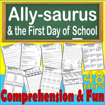 Preview of Ally-saurus & the First Day of School Book Study Companion Reading Allysaurus