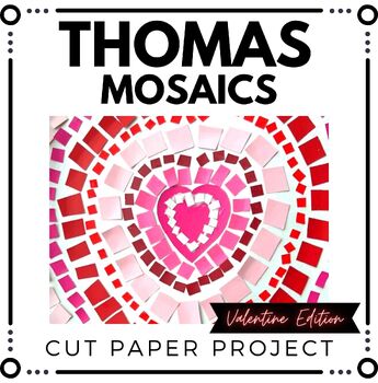 Preview of Alma Thomas Art Project - Valentine's Day Activity - Black History Month Project