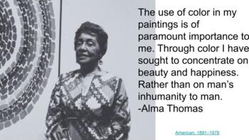 Preview of Alma Thomas Presentation