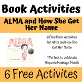 Alma and How She Got Her Name - Free Book Activities