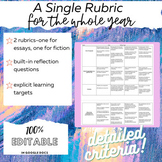 Almighty Year-Long Rubrics for Middle or High School Engli
