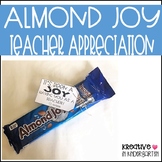 Almond Joy Teacher Appreciation FREEBIE