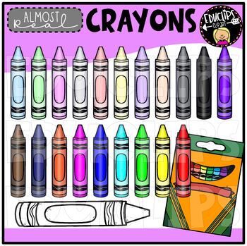 Almost Real - Colorful Sharpies Clip Art Set {Educlips Clipart}