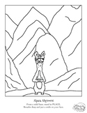 Alpaca Alignment Color Book Page