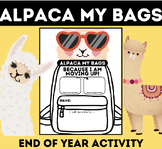 Alpaca My Bags | End of Year Activity