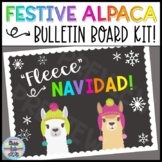 Alpaca Winter Holiday Bulletin Board Kit